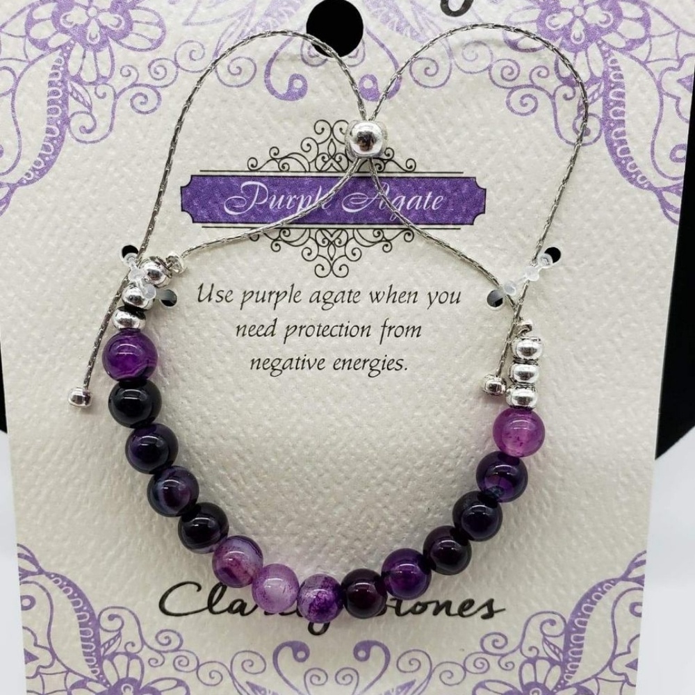 Purple Agate Clarity Stone

Bracelet